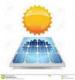 l'énergie par les panneaux solaires